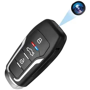 Car Keychain Camera with Nightvision Mode and Battery Backup Car Keychain
